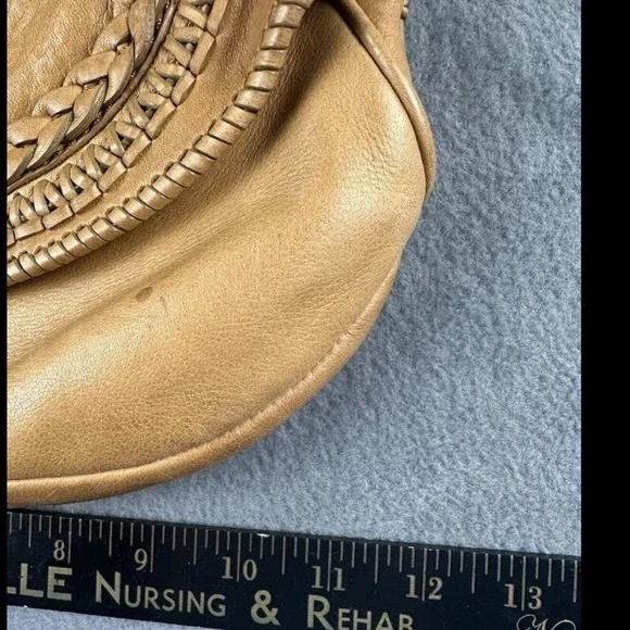 Vintage Banana Republic Brown Leather Hobo Purse Shoulder Bag Y2K - Picture 2 of 9